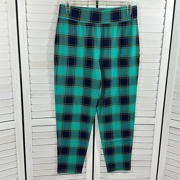 Lands' End Pants MP Lounge Pajama Casual Pull On Plaid NWOT - Picture 2 of 9